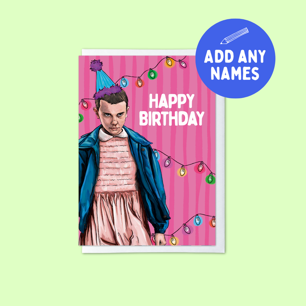 Stranger Things Birthday - A6 Card