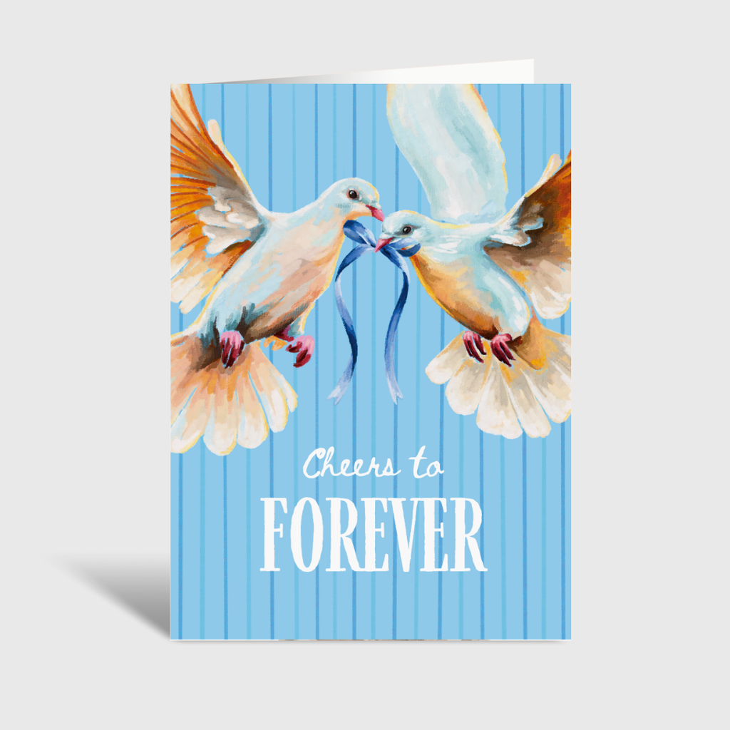 Cheers To Forever - A6 Card