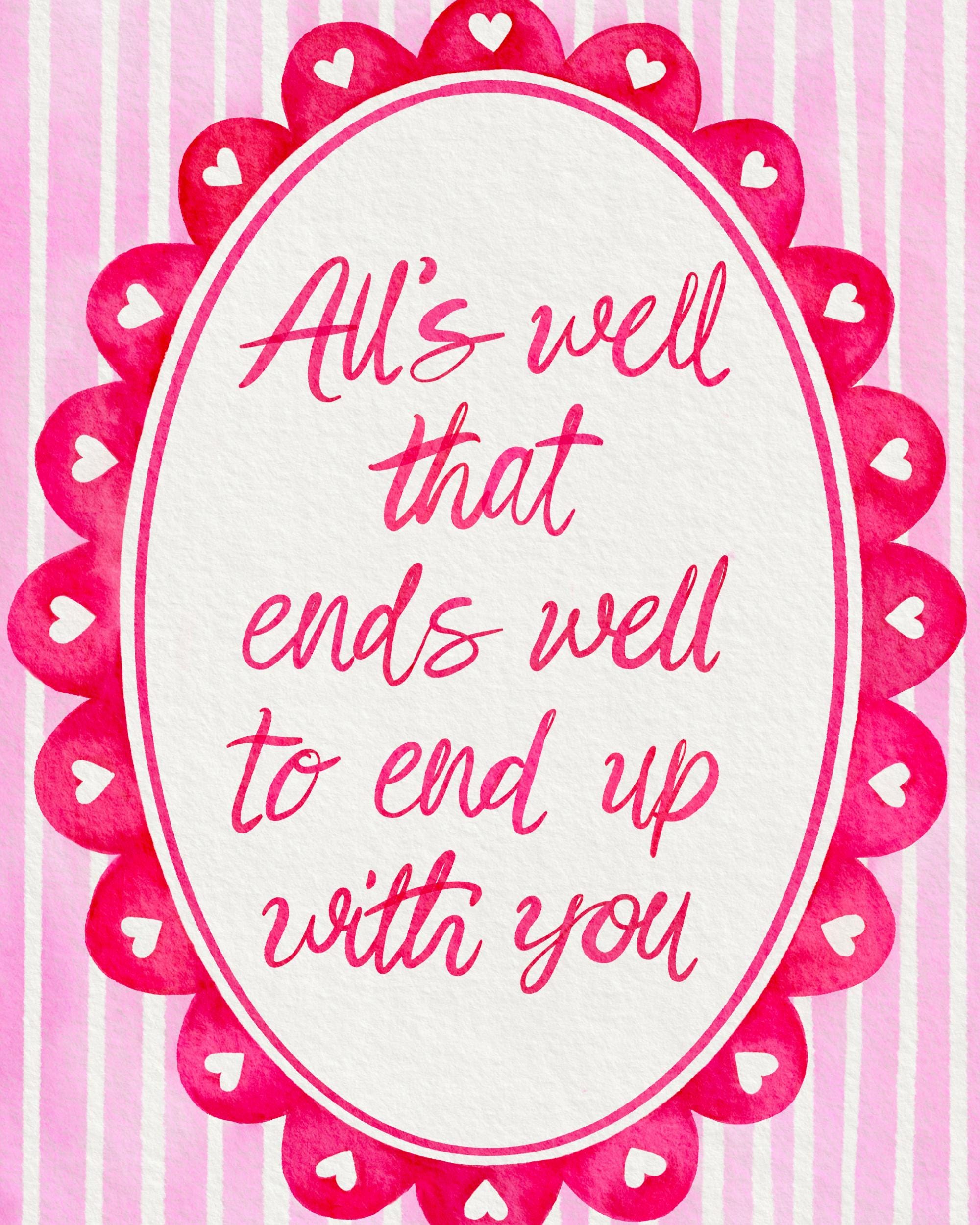 All’s Well That Ends Well - Swiftie Love Card