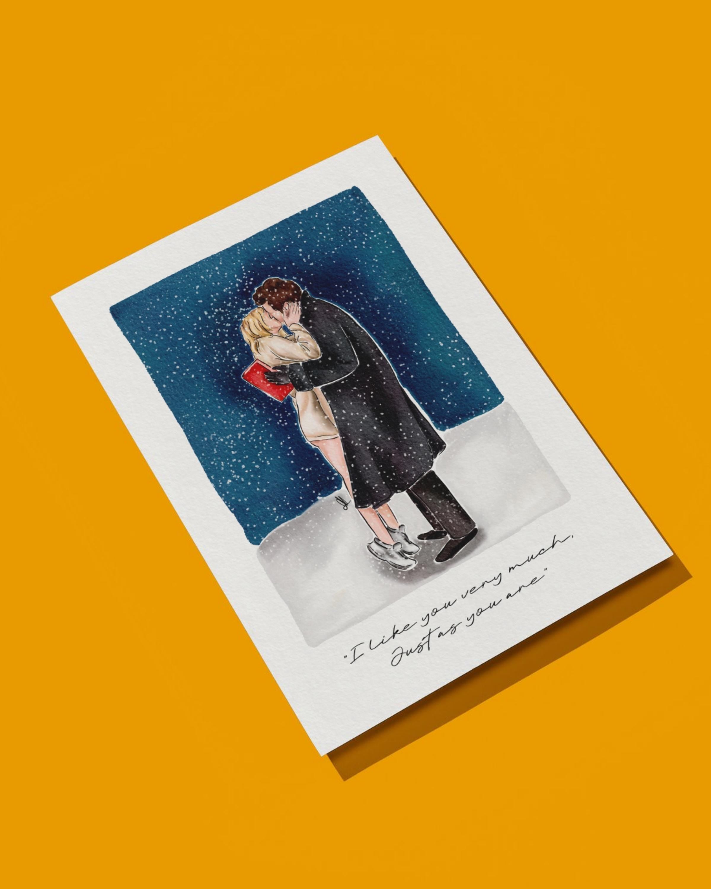 Bridget Jones Inspired Love Card