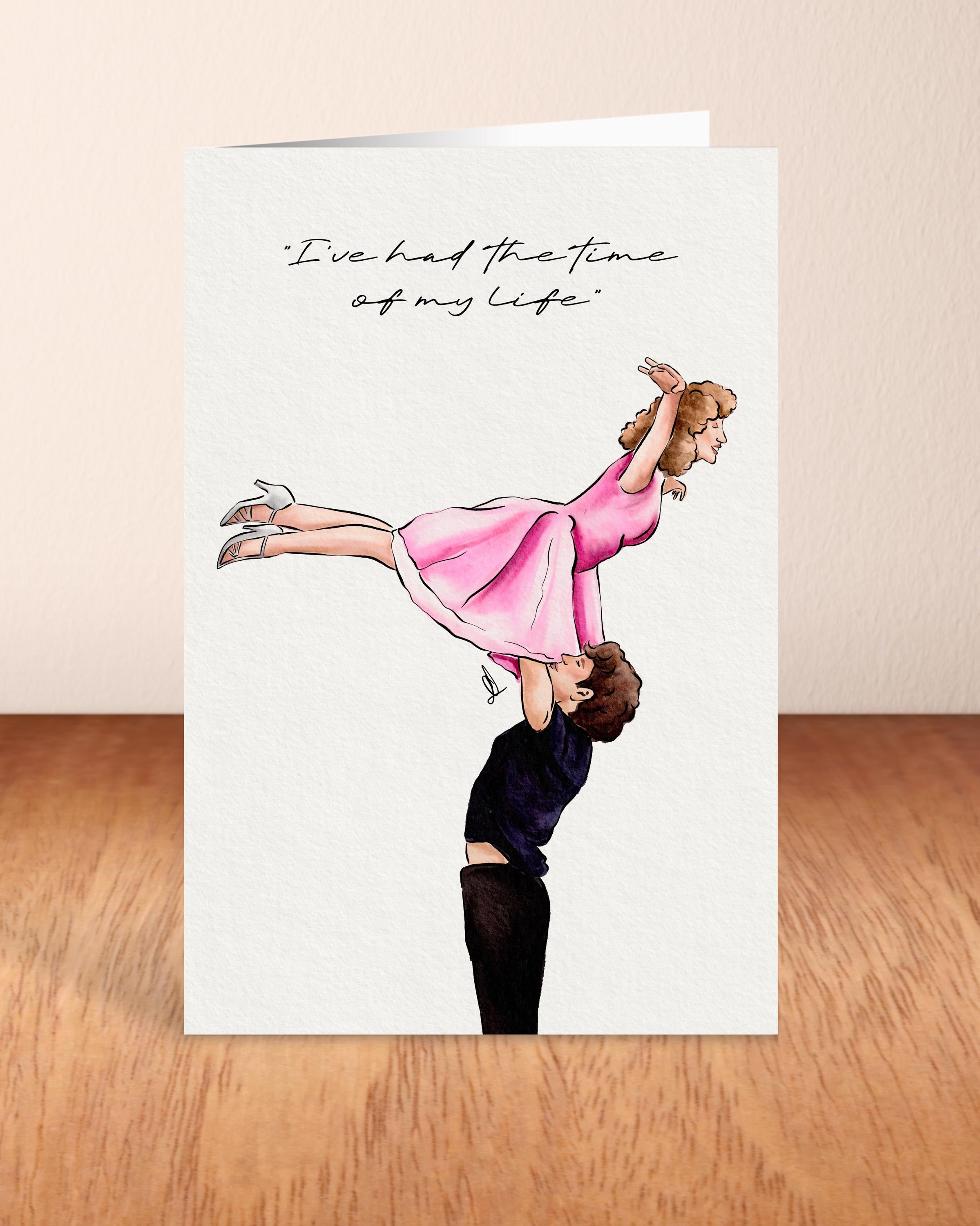 Dirty Dancing ‘Lift Scene’ Love Card
