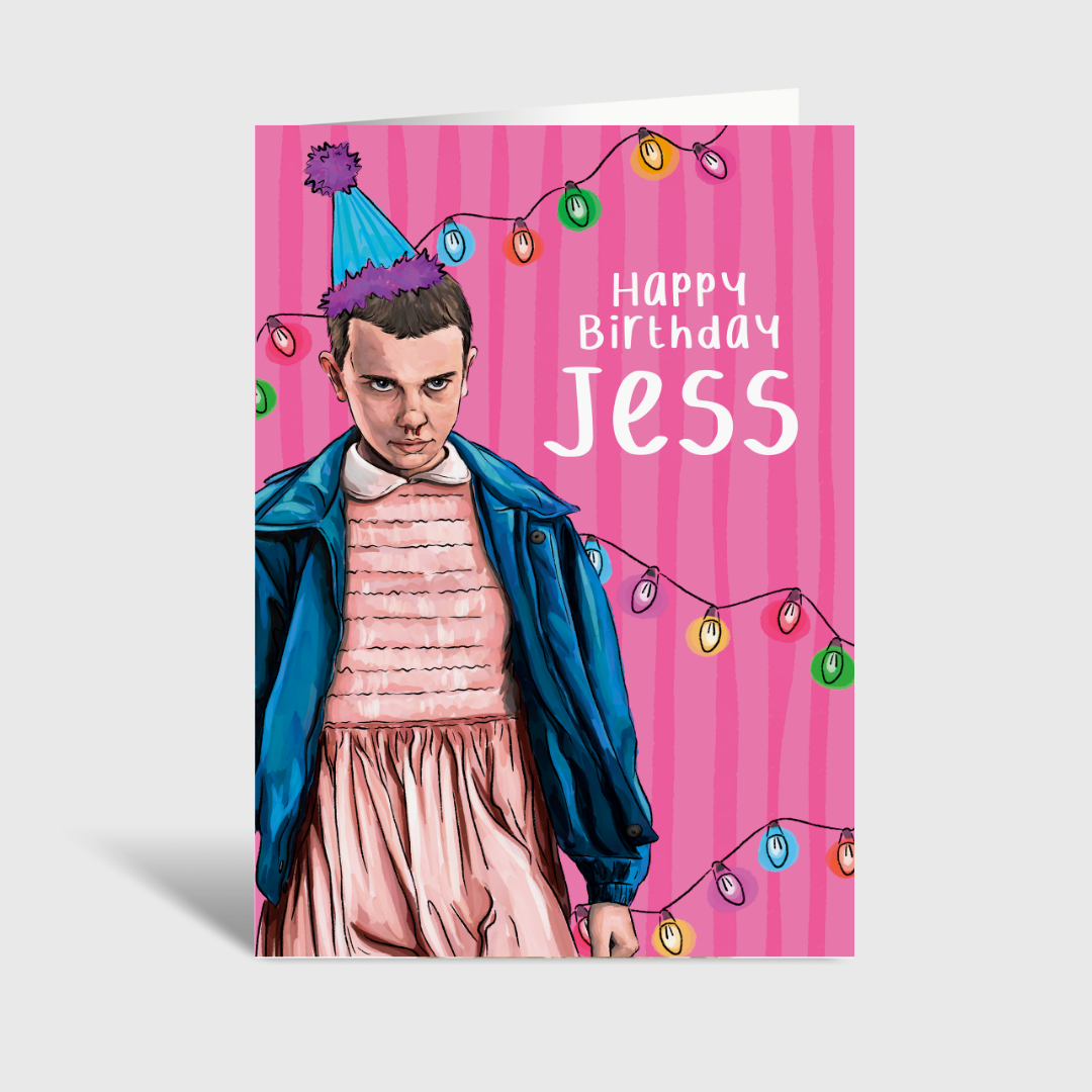 Stranger Things Birthday - A6 Card