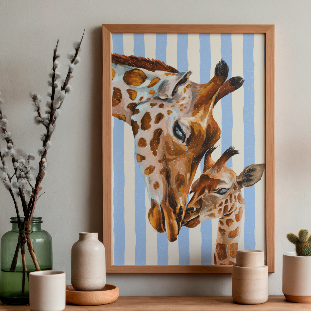 Giraffes - Art Print