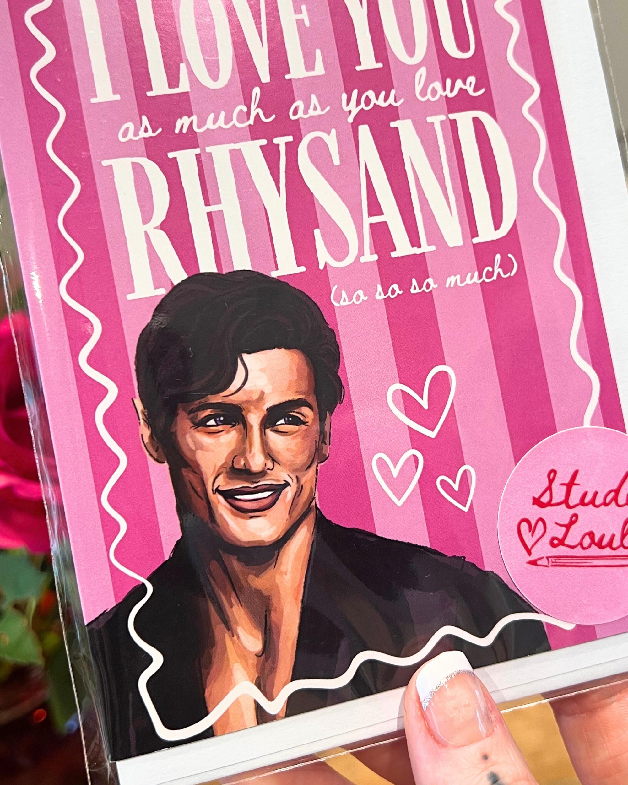Rhysand Bookish Love Card