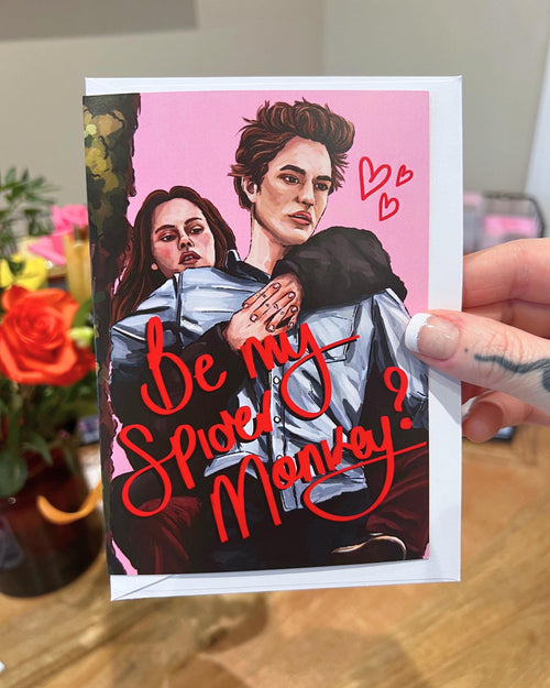 Be My Spider Monkey - A6 Card