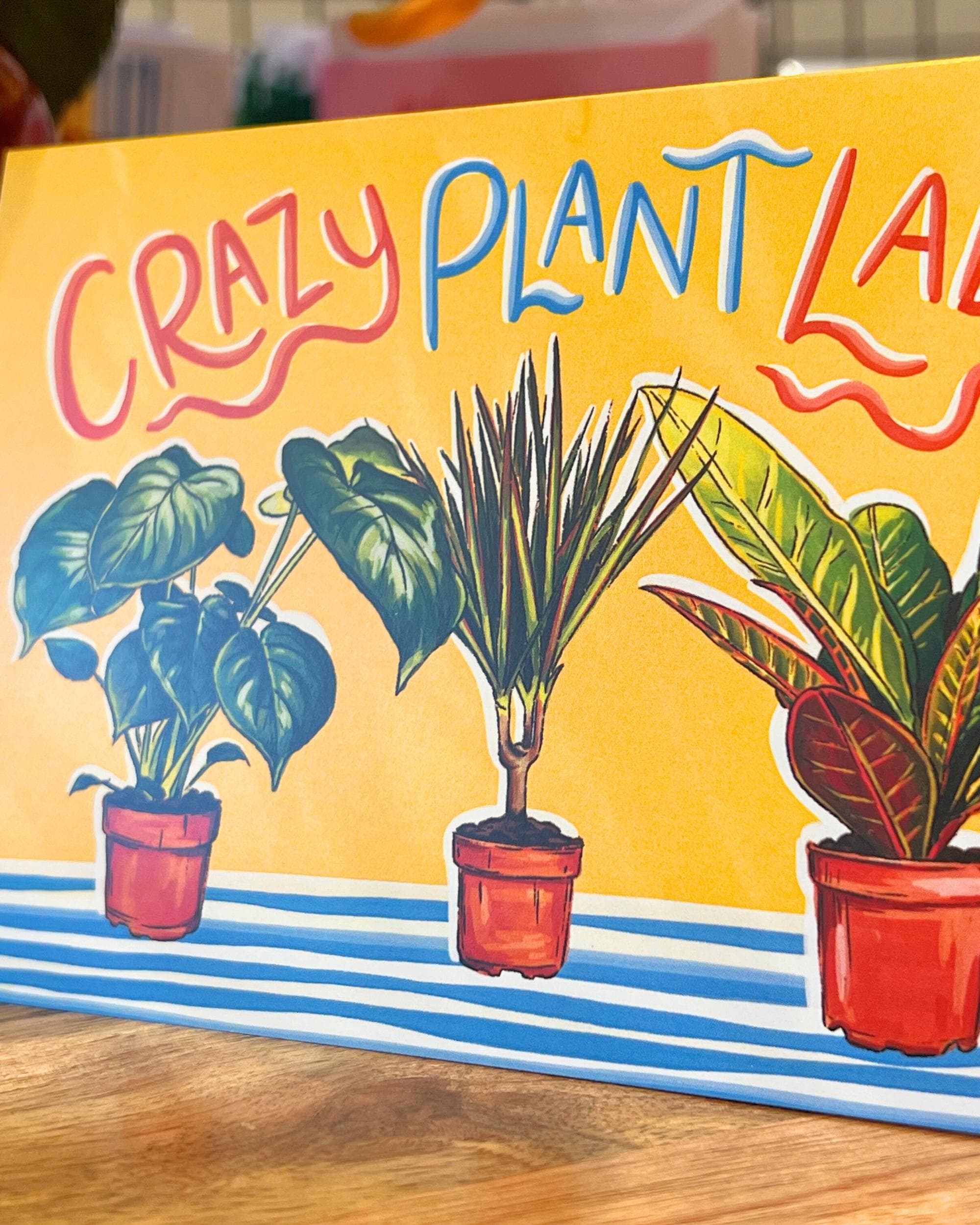 Crazy Plant Lady Card