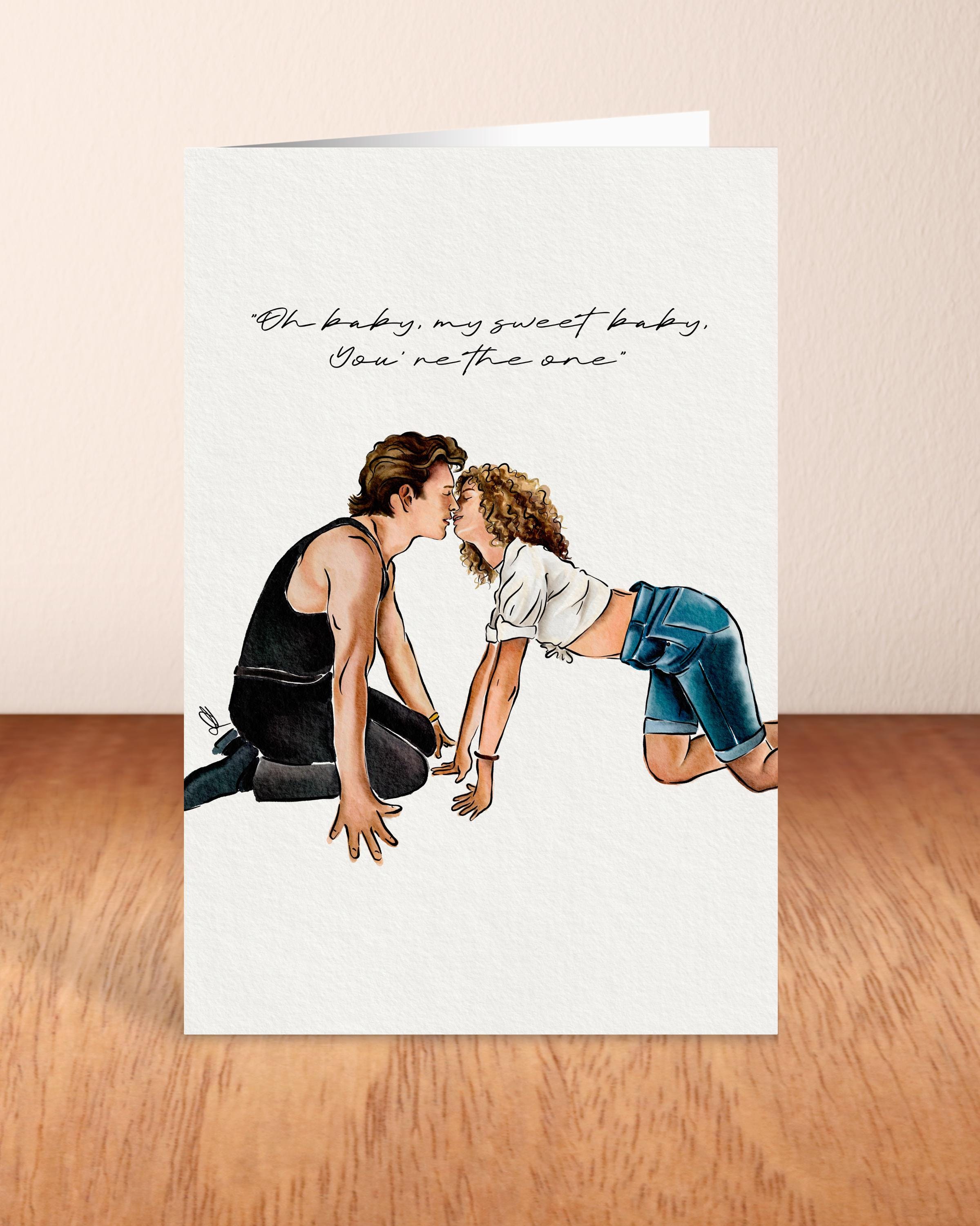 Dirty Dancing Inspired Love Card