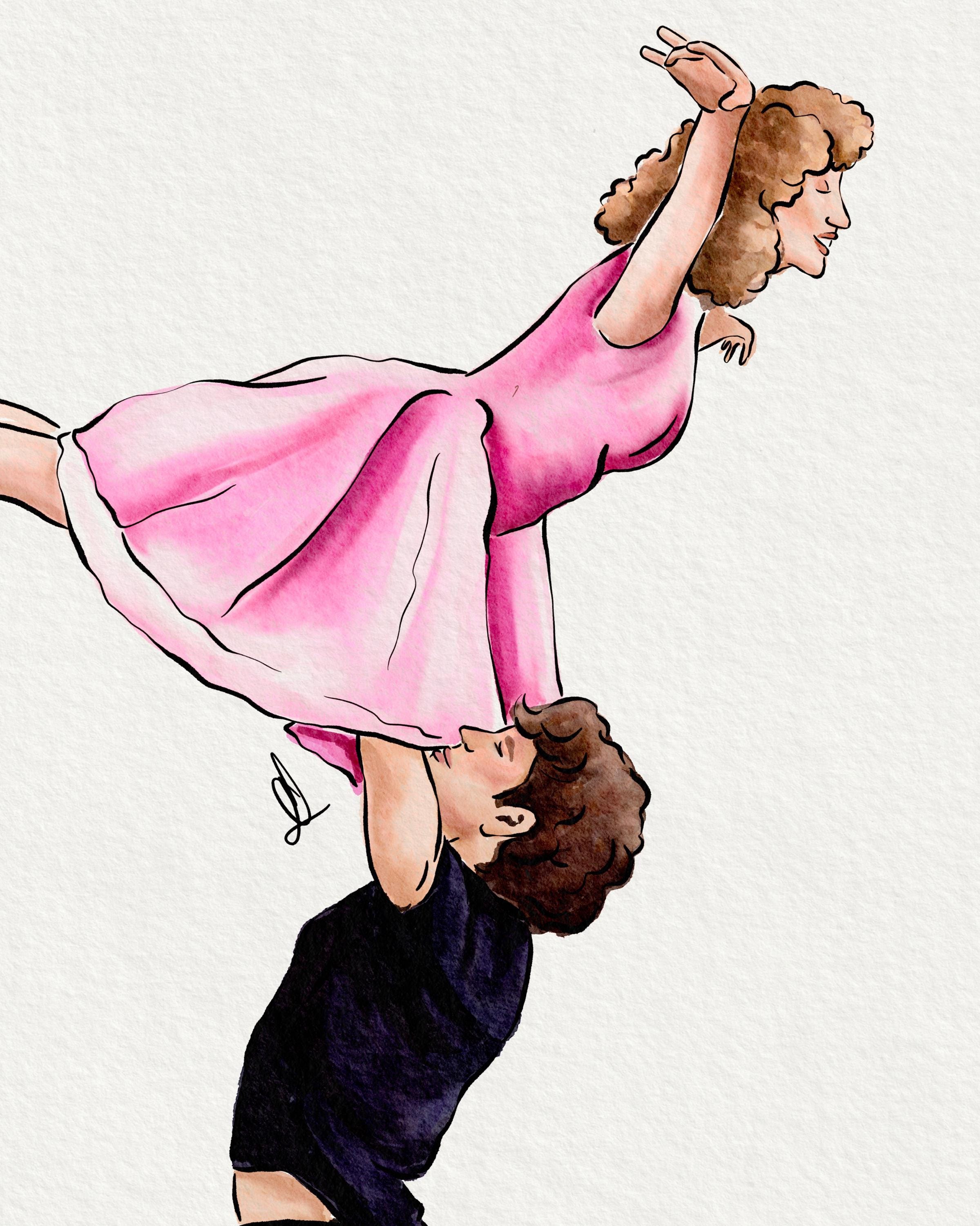 Dirty Dancing ‘Lift Scene’ Love Card