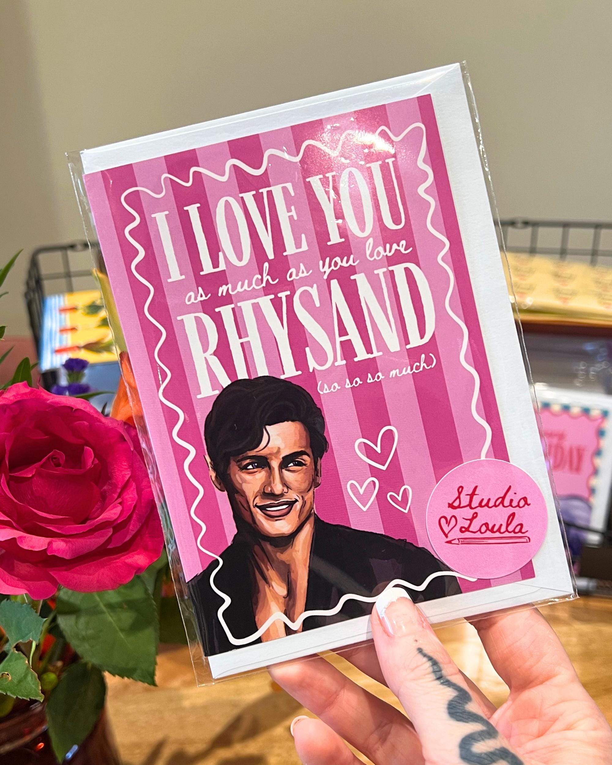 Rhysand Bookish Love Card