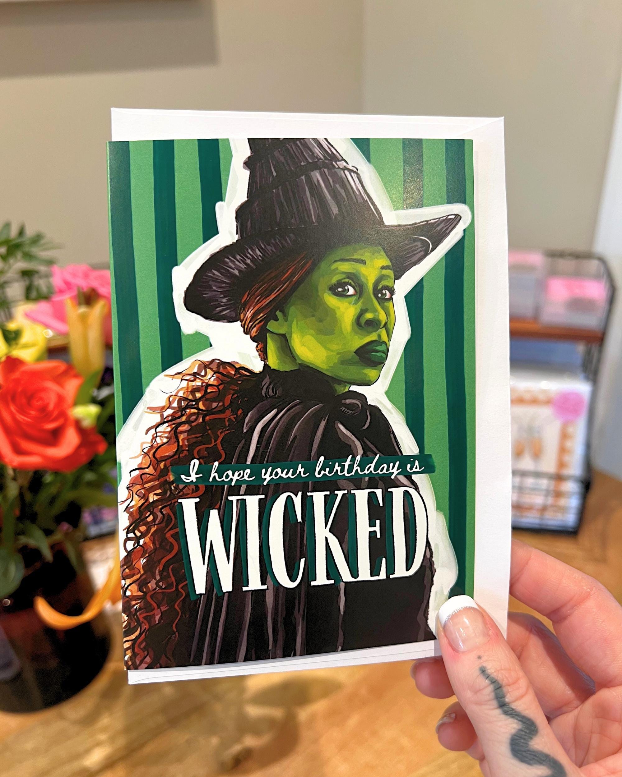 Wicked Birthday - Elphaba Card