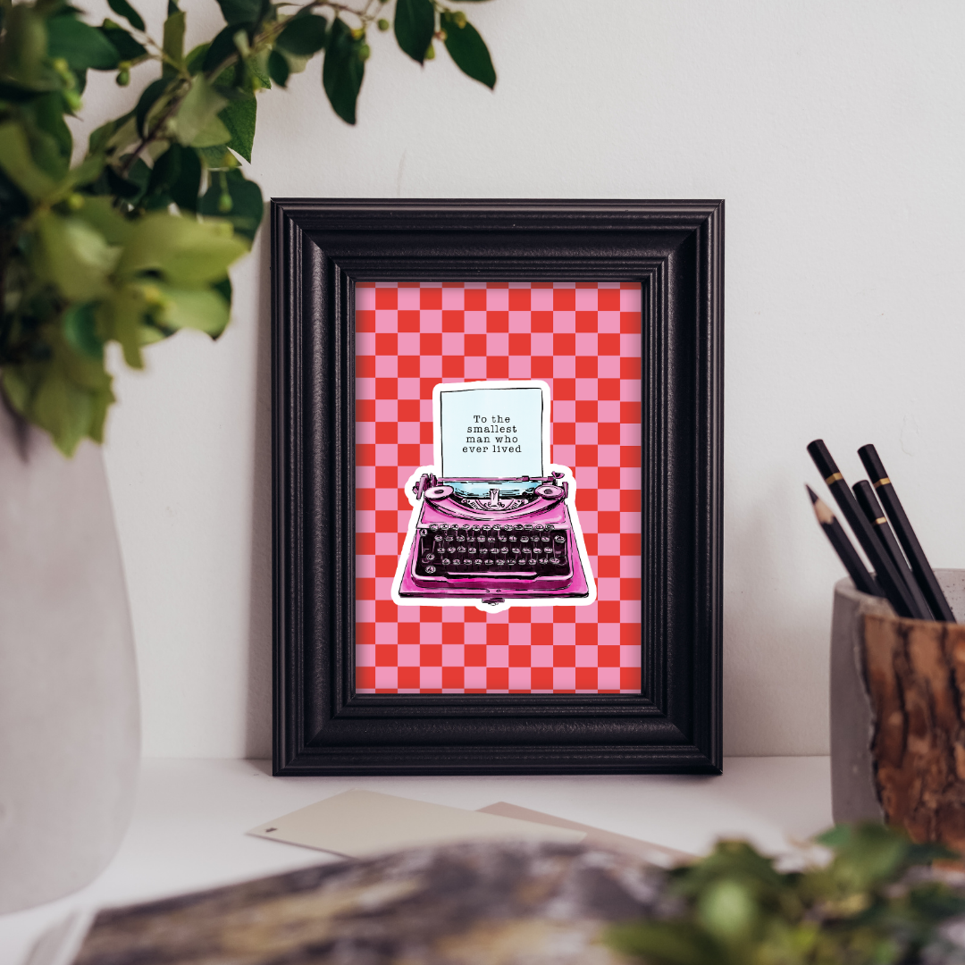 Smallest Man Who Ever Lived - Art Print