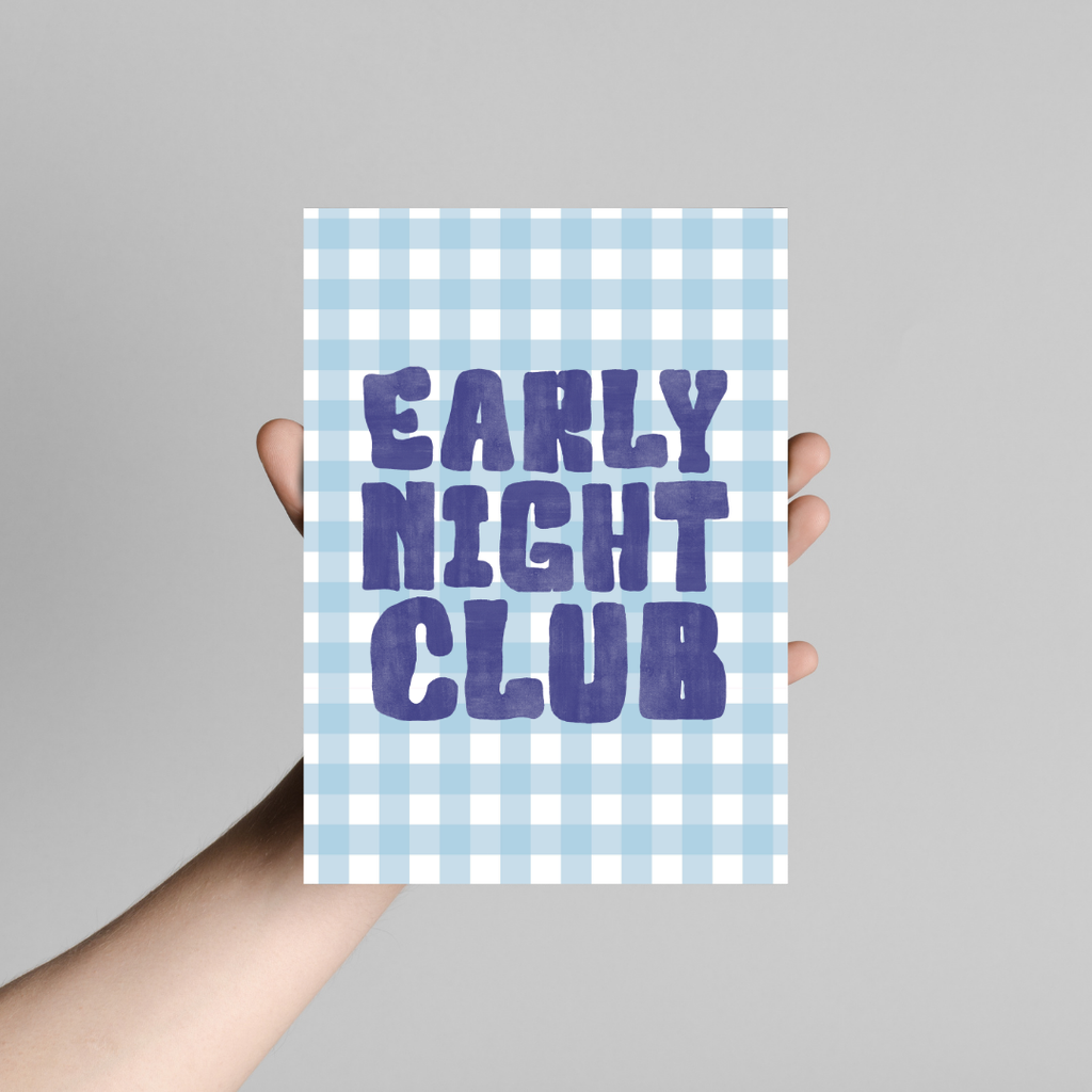 Early Night Club - Art Print