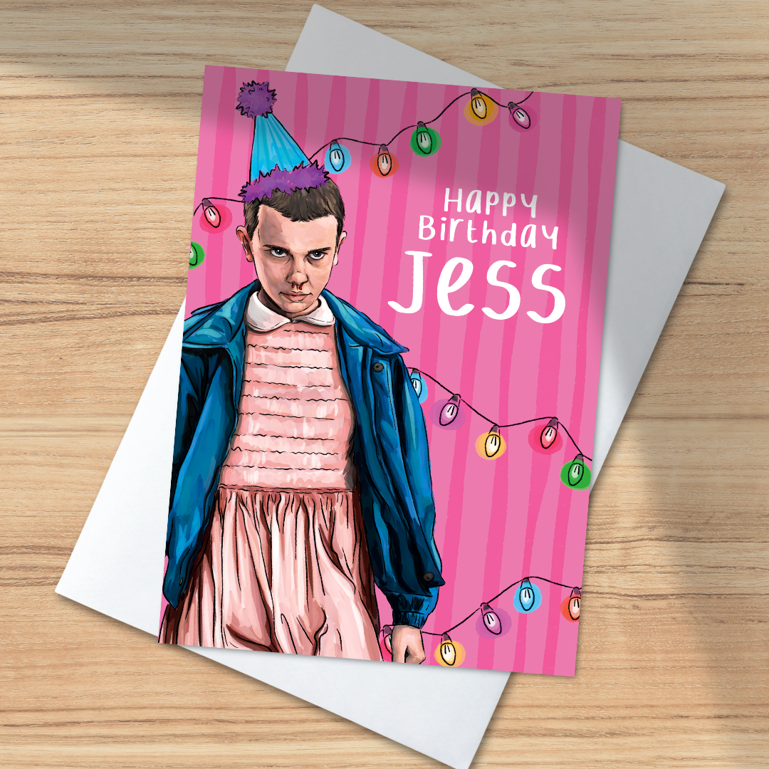Stranger Things Birthday - A6 Card