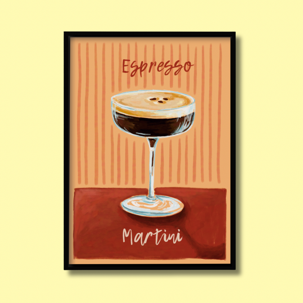 Espresso Martini Cocktail - Art Print