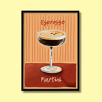 Espresso Martini Cocktail - Art Print