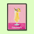Pina Colada Cocktail - Art Print