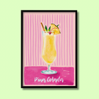Pina Colada Cocktail - Art Print