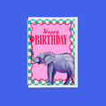 Elephant Birthday - A6 Card