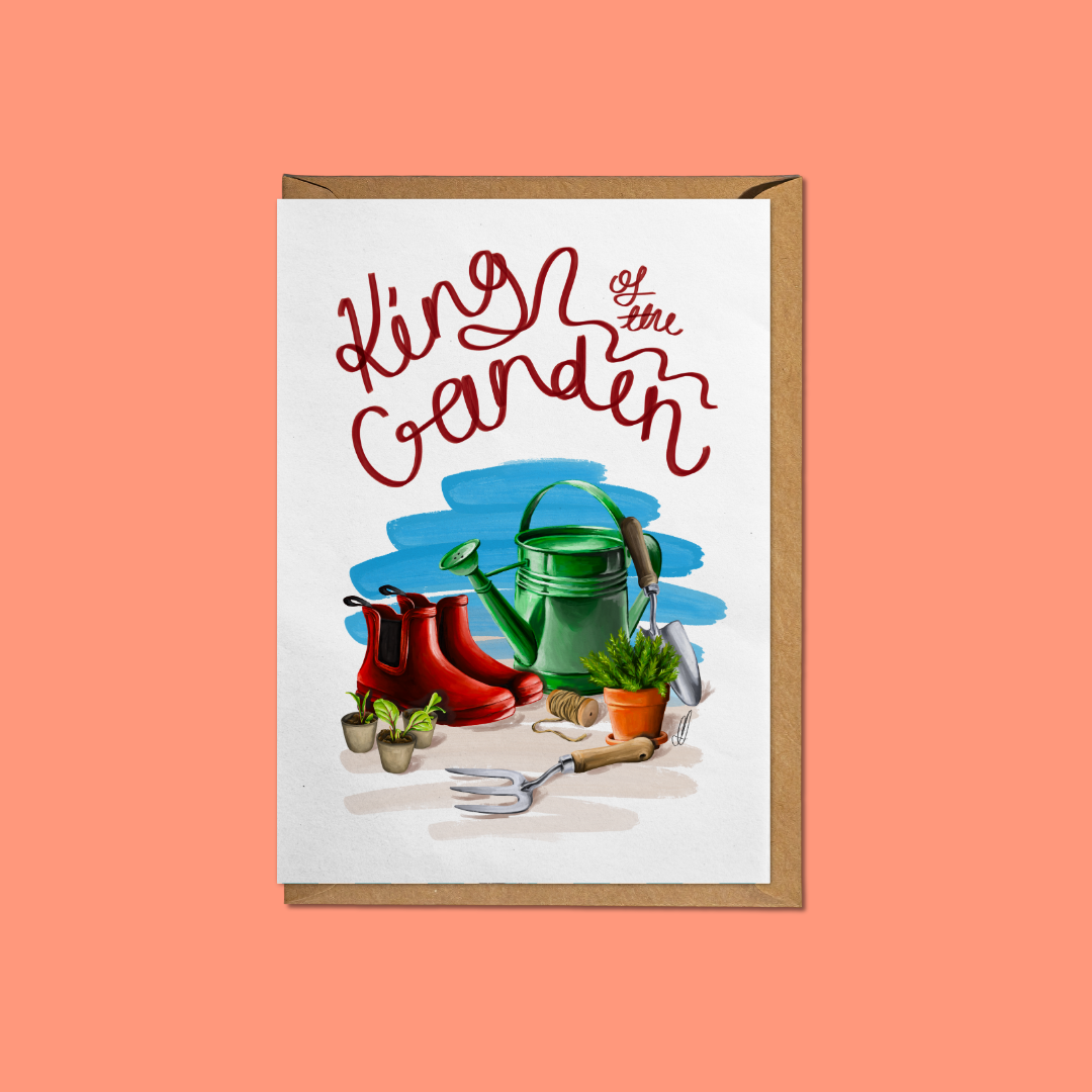 King of the Garden - A6 Card