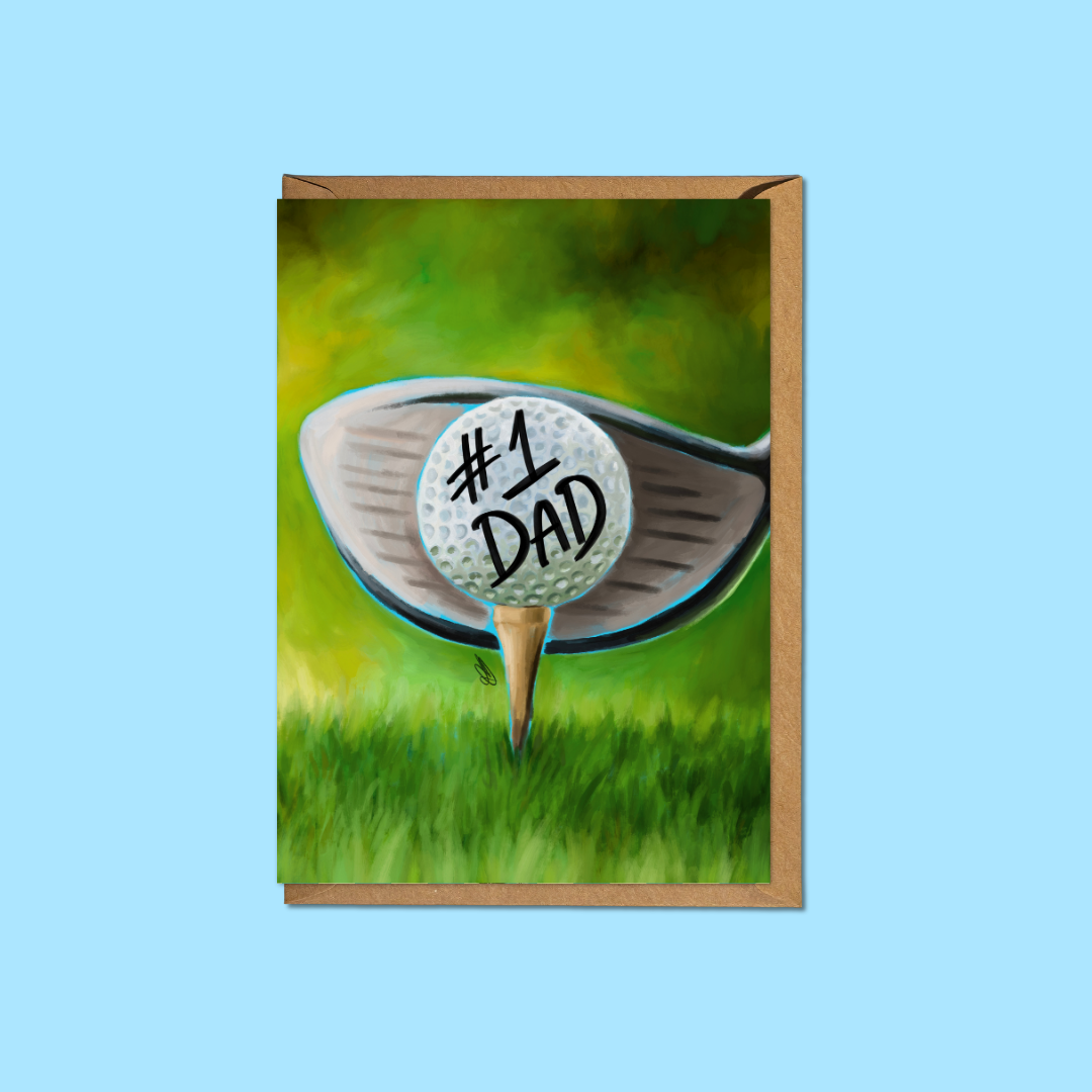 #1 Dad - A6 Card