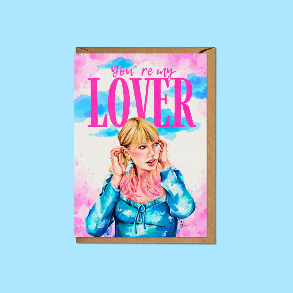 You’re My Lover - A6 Card