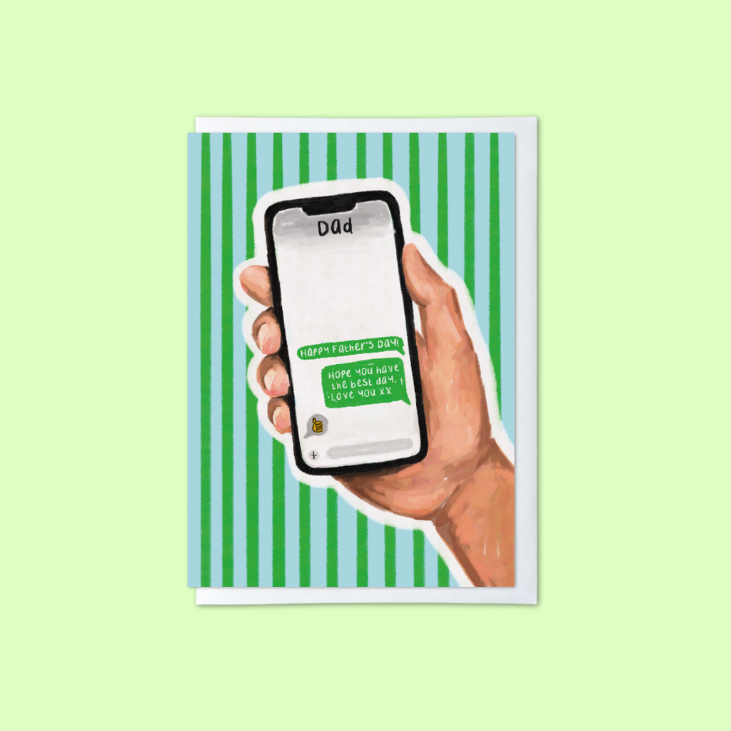 Dad Thumbs Up Text - A6 Card