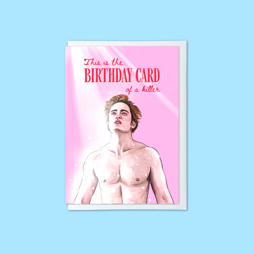 Birthday Card Of A Killer - A6 Card