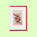 King Of My Heart - A6 Card