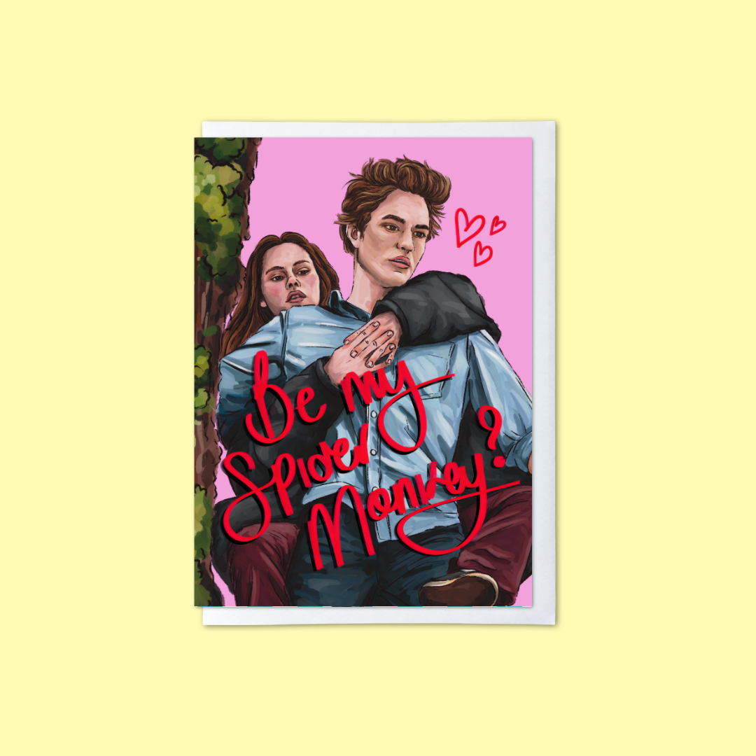 Be My Spider Monkey - A6 Card
