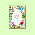 Valentines Wildflowers - A6 Card