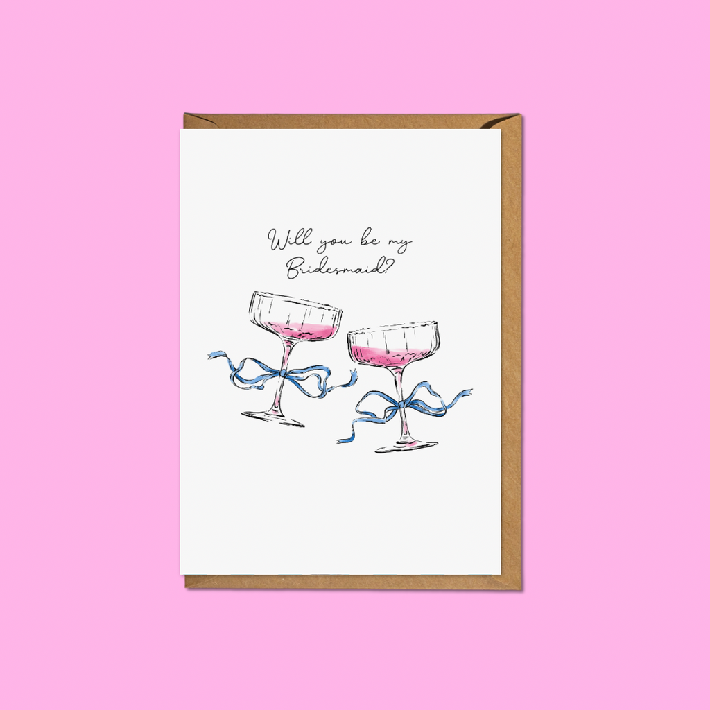 Will You Be My Bridesmaid? - Personalised A6 Card