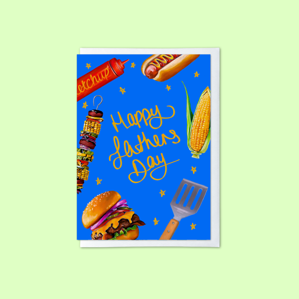 BBQ Father’s Day - A6 Card