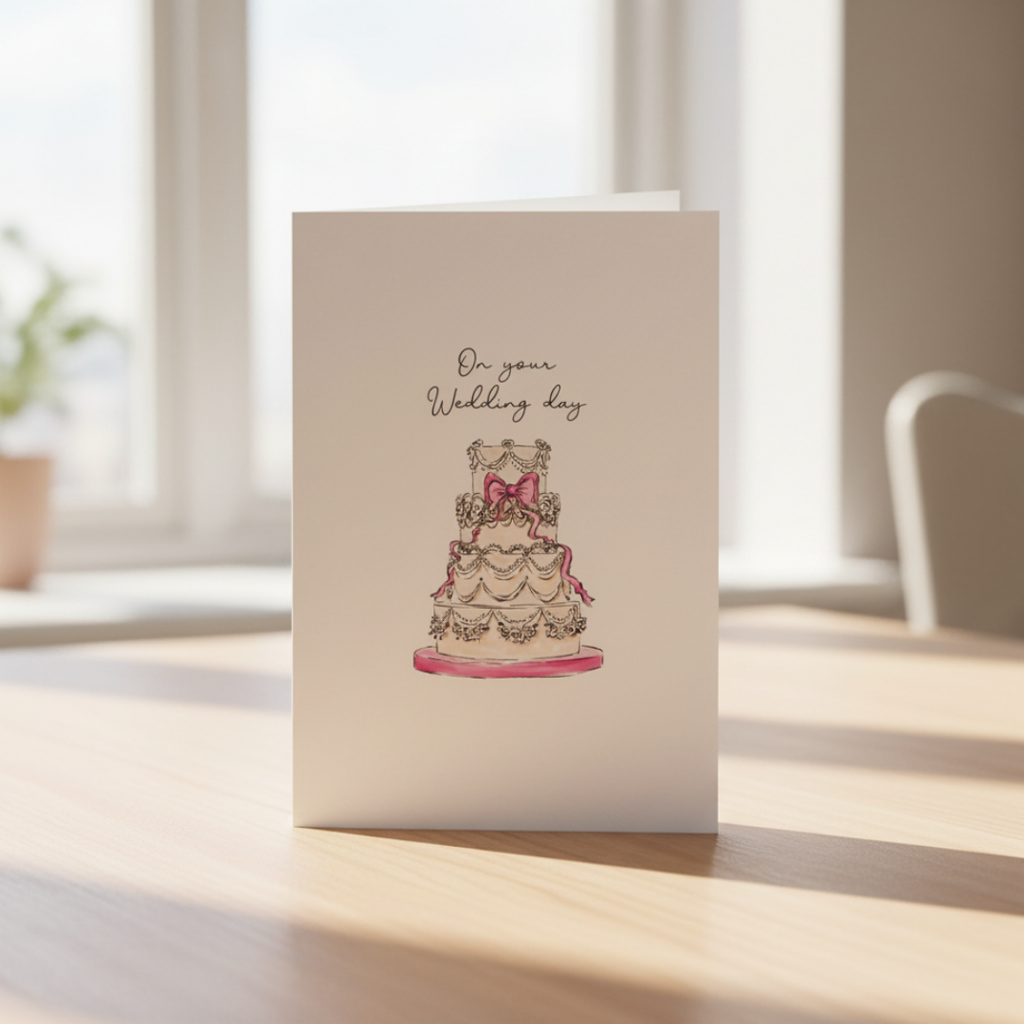 On Your Wedding Day - Personalised A6 Card