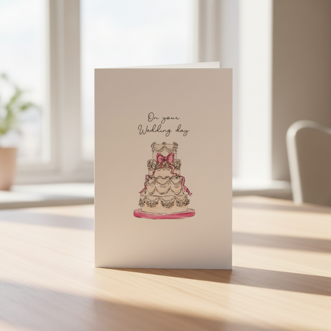 On Your Wedding Day - Personalised A6 Card