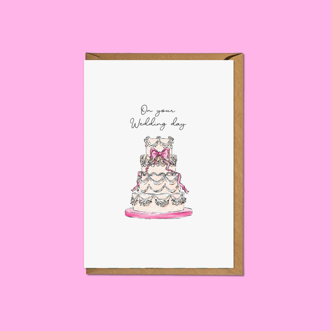 On Your Wedding Day - Personalised A6 Card