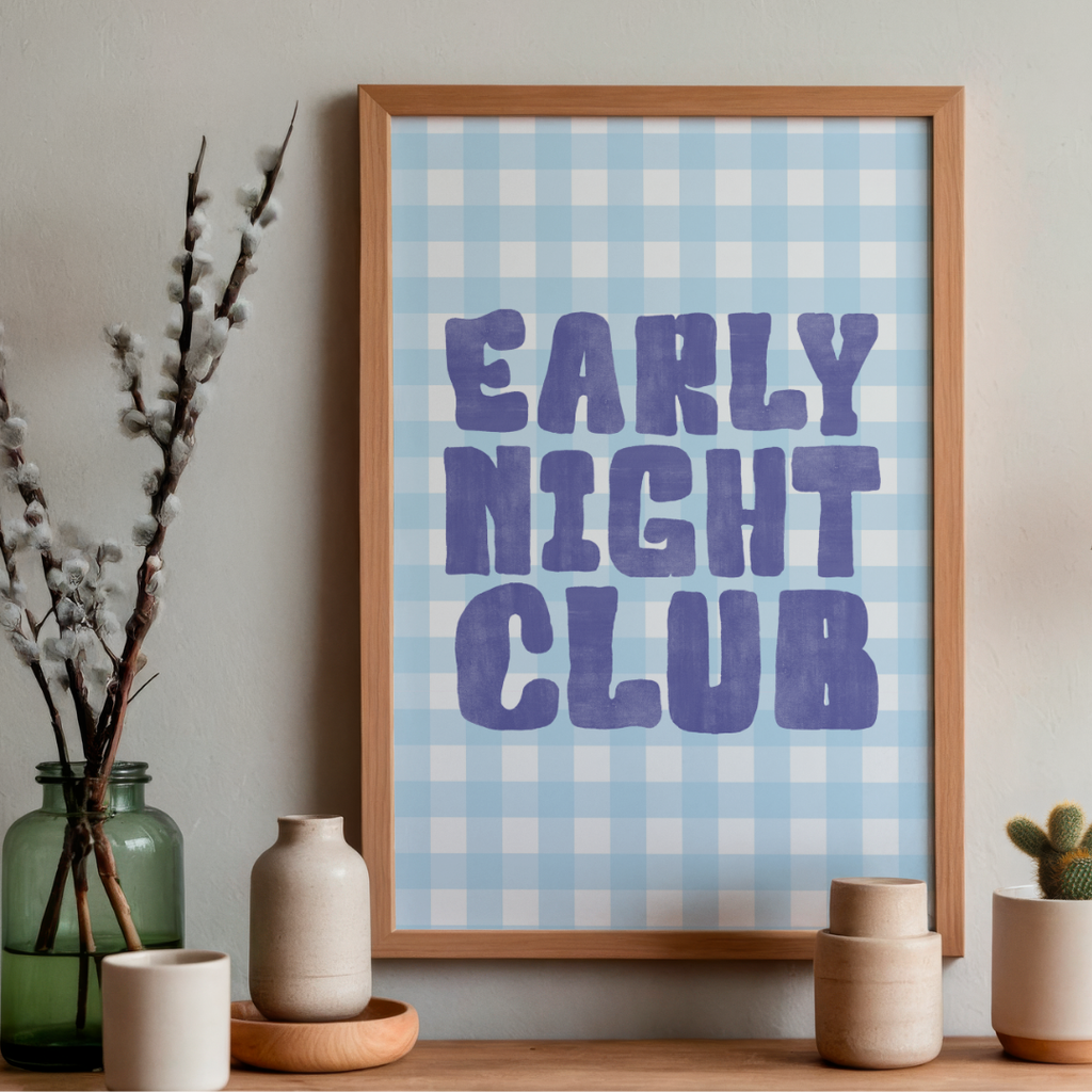 Early Night Club - Art Print