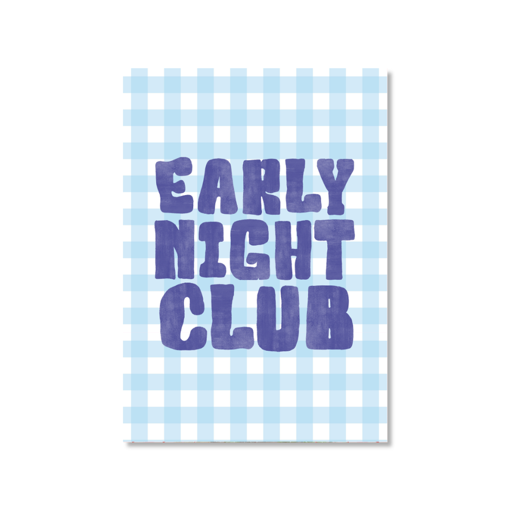 Early Night Club - Art Print