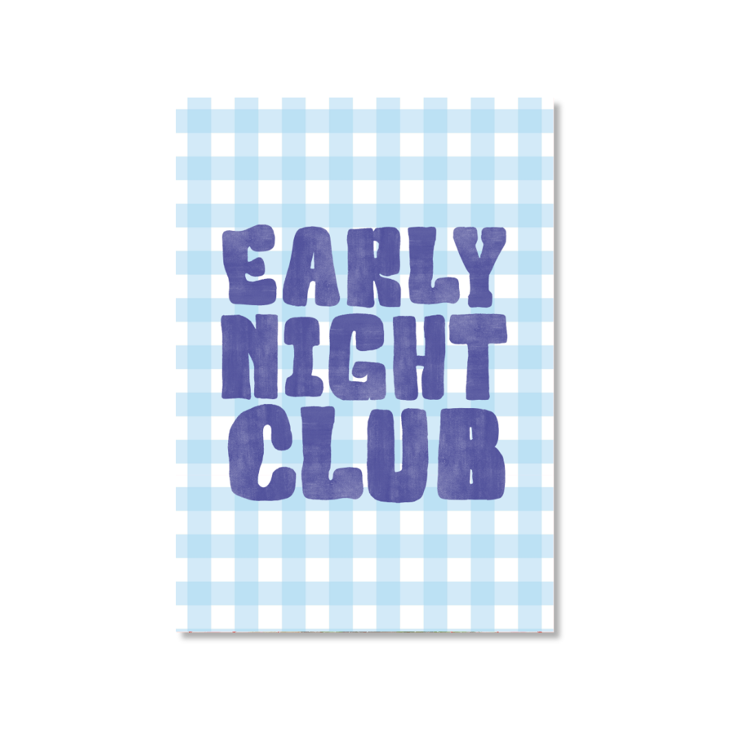 Early Night Club - Art Print