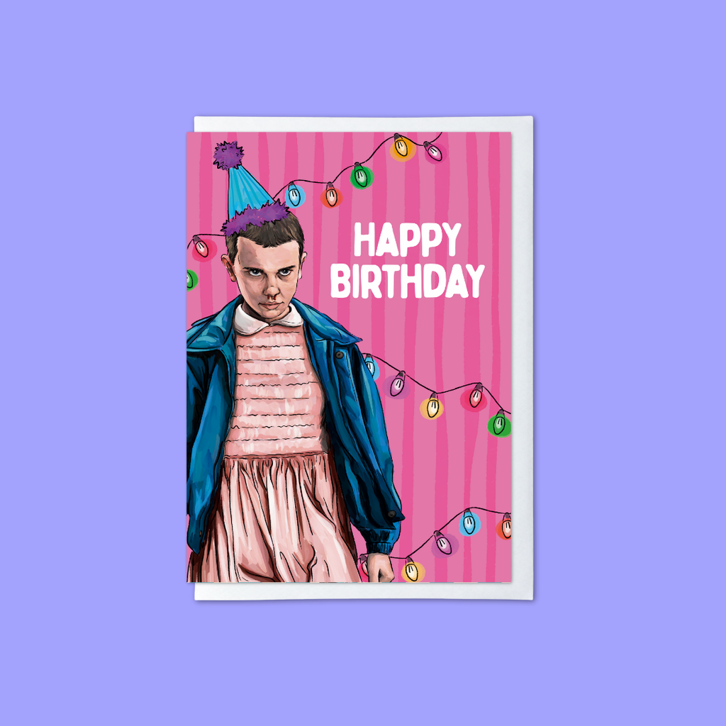 Stranger Things Birthday - A6 Card