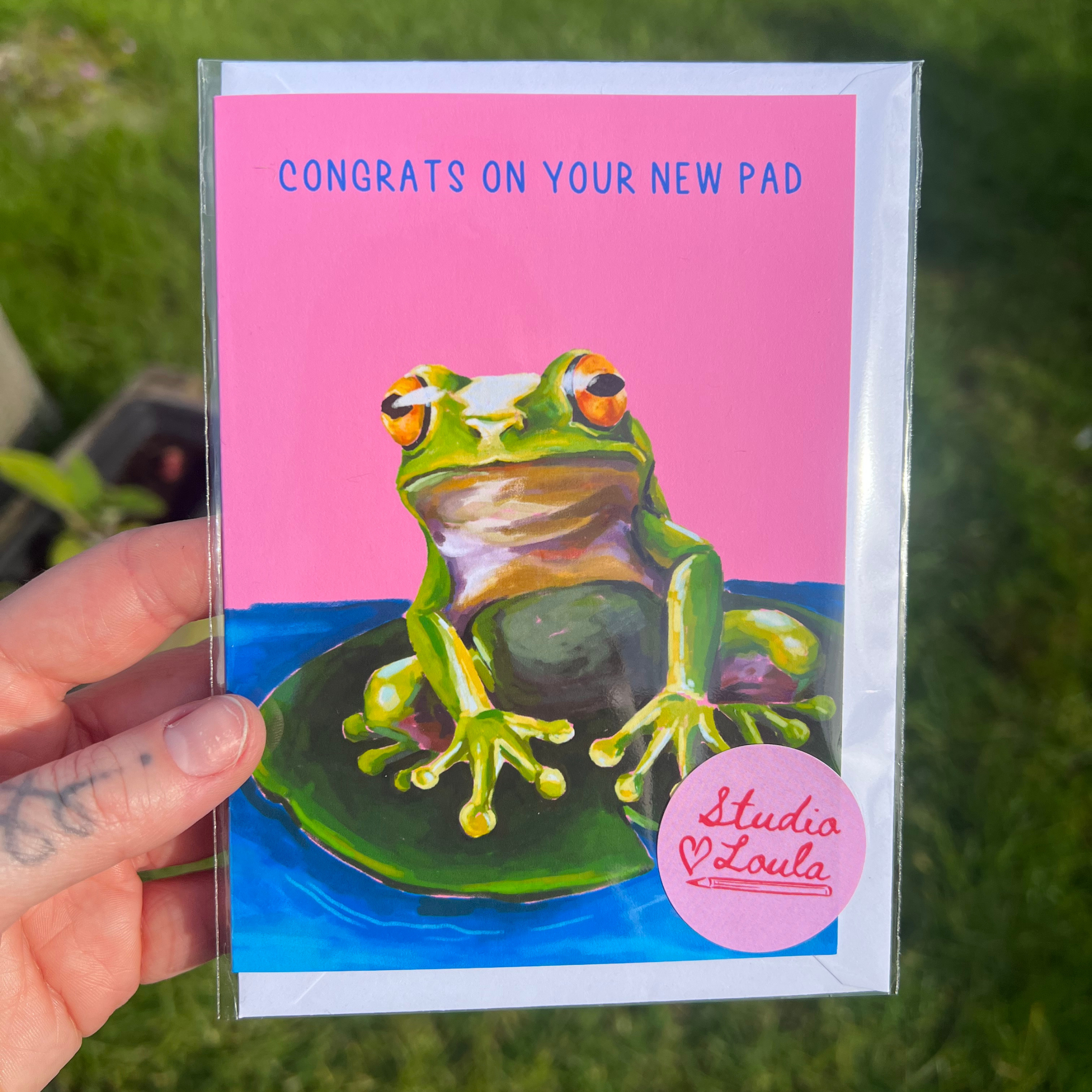 Frog New Pad Card