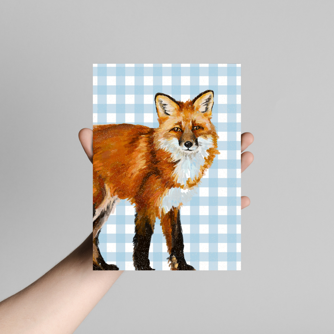 Standing Fox - Art Print