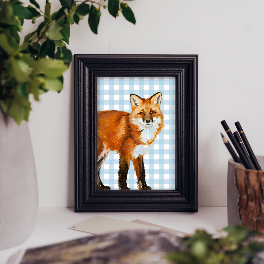 Standing Fox - Art Print