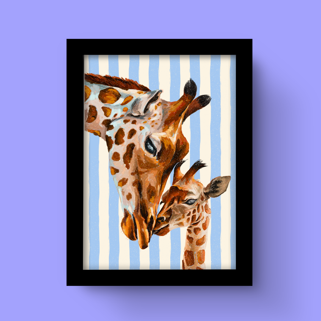 Giraffes - Art Print