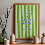 Grass Is Greener Where You Water It - Art Print