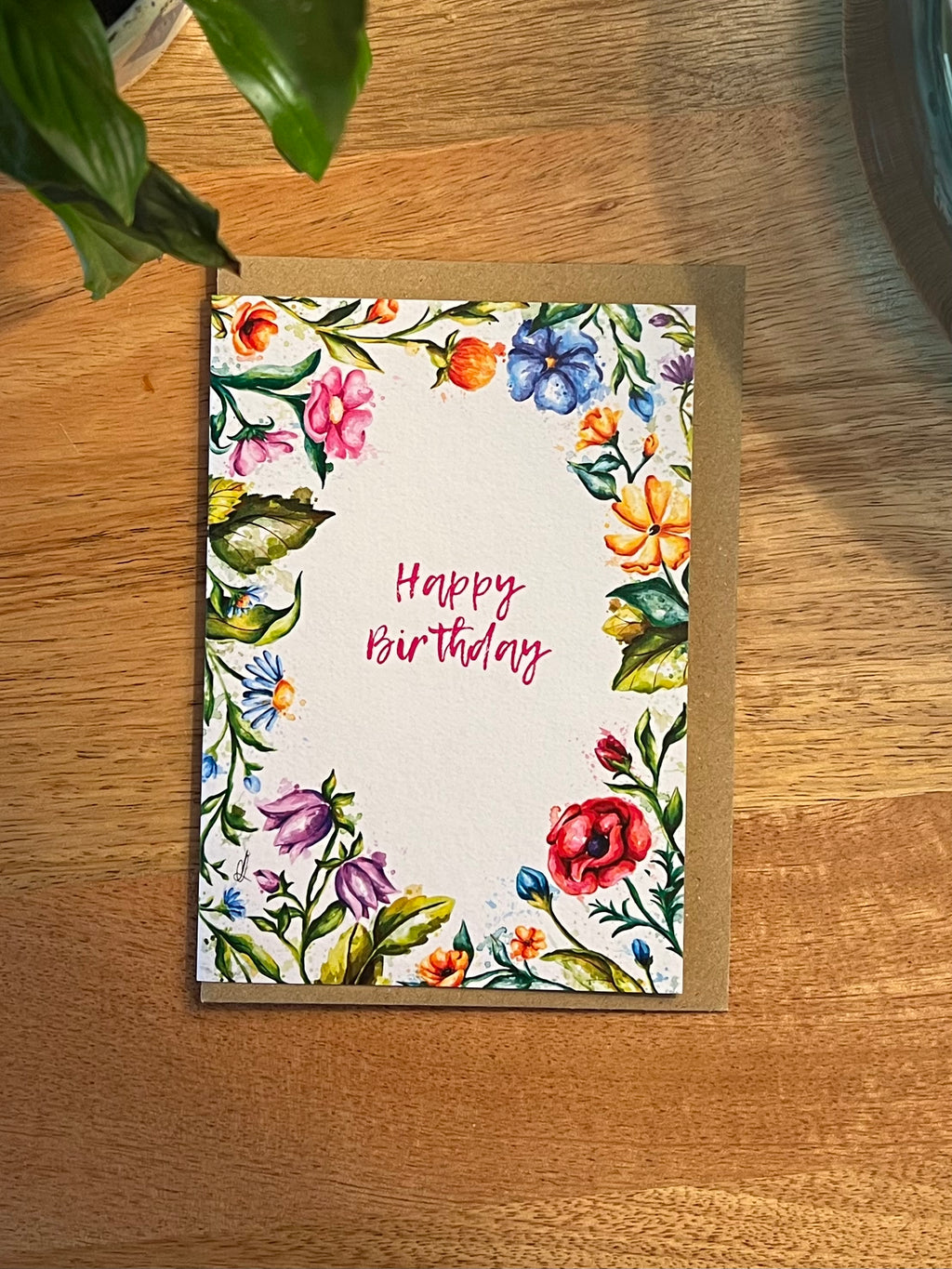 Wildflower Birthday - A6 Card