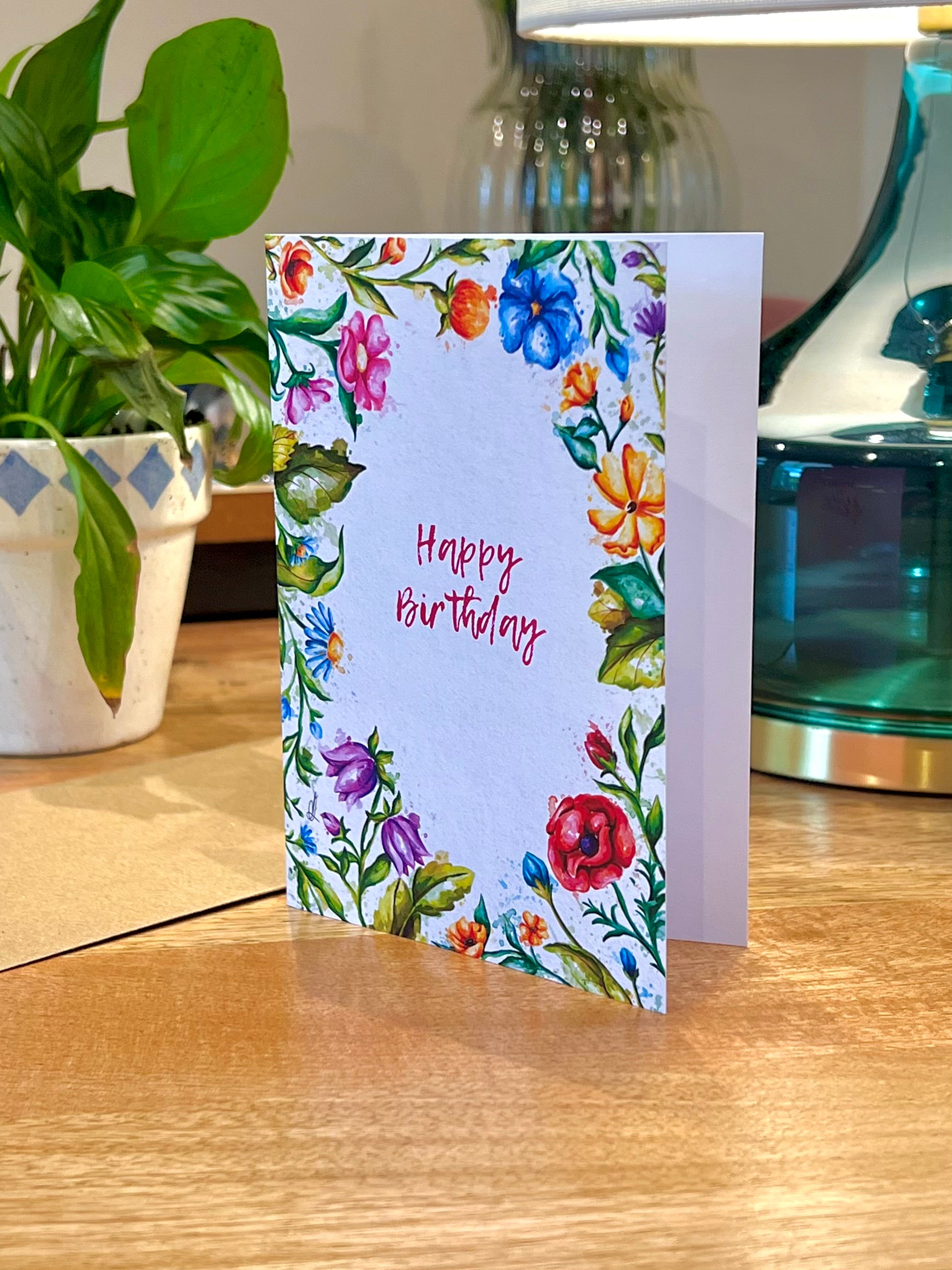 Wildflower Birthday - A6 Card