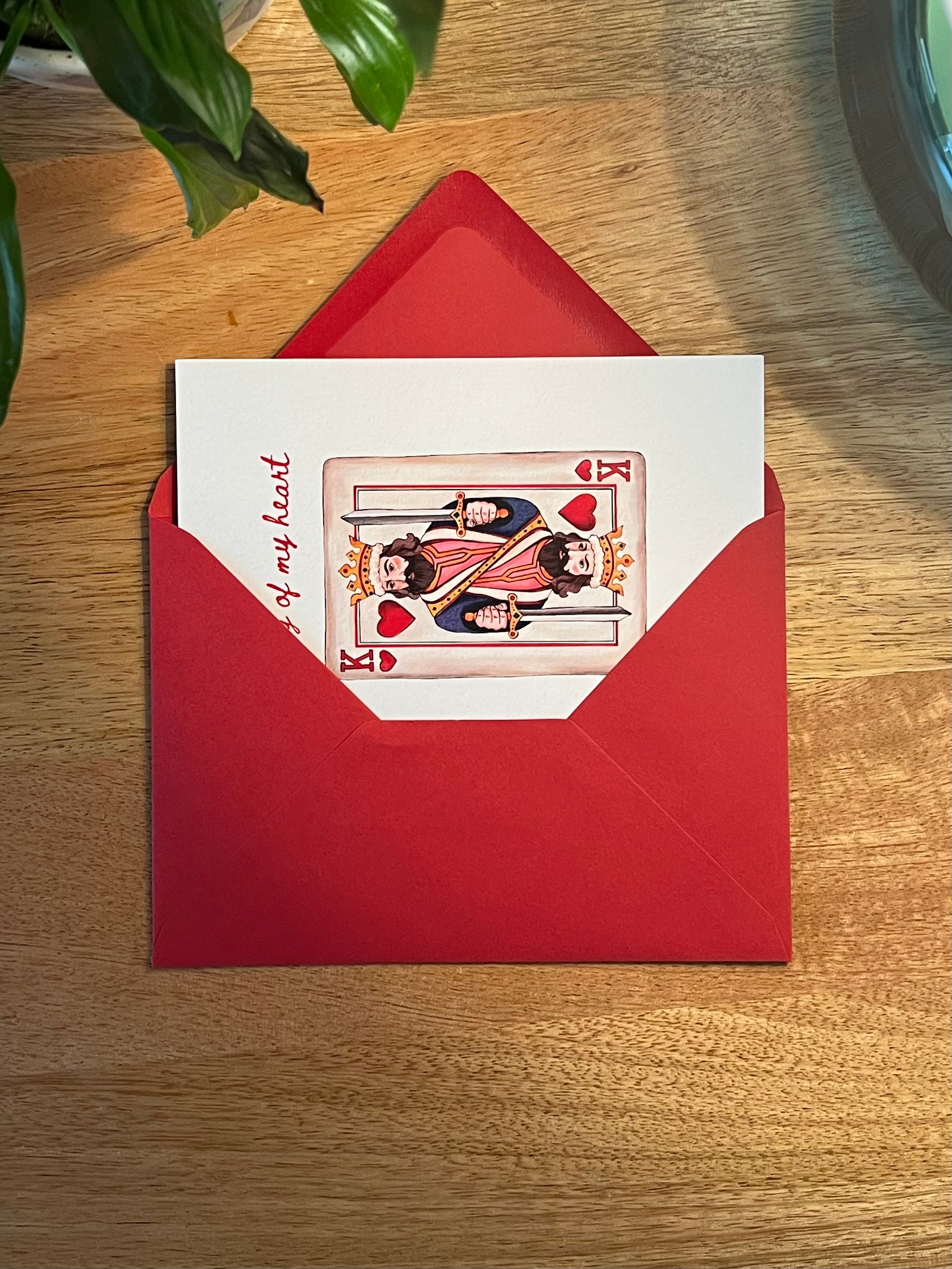 King Of My Heart - A6 Card
