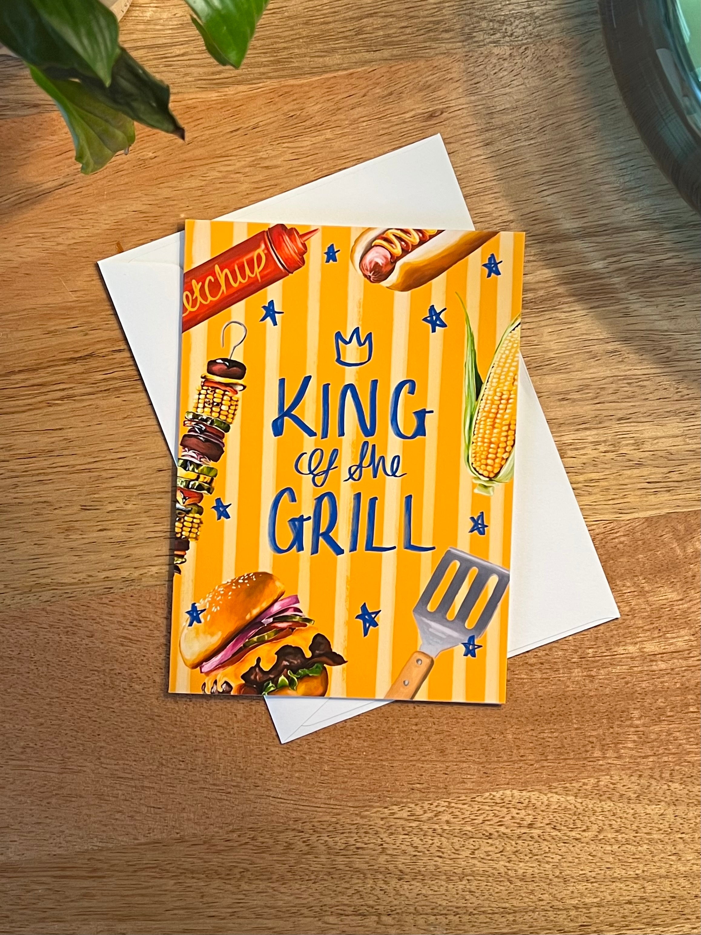 King of the Grill | BBQ Father’s Day Card
