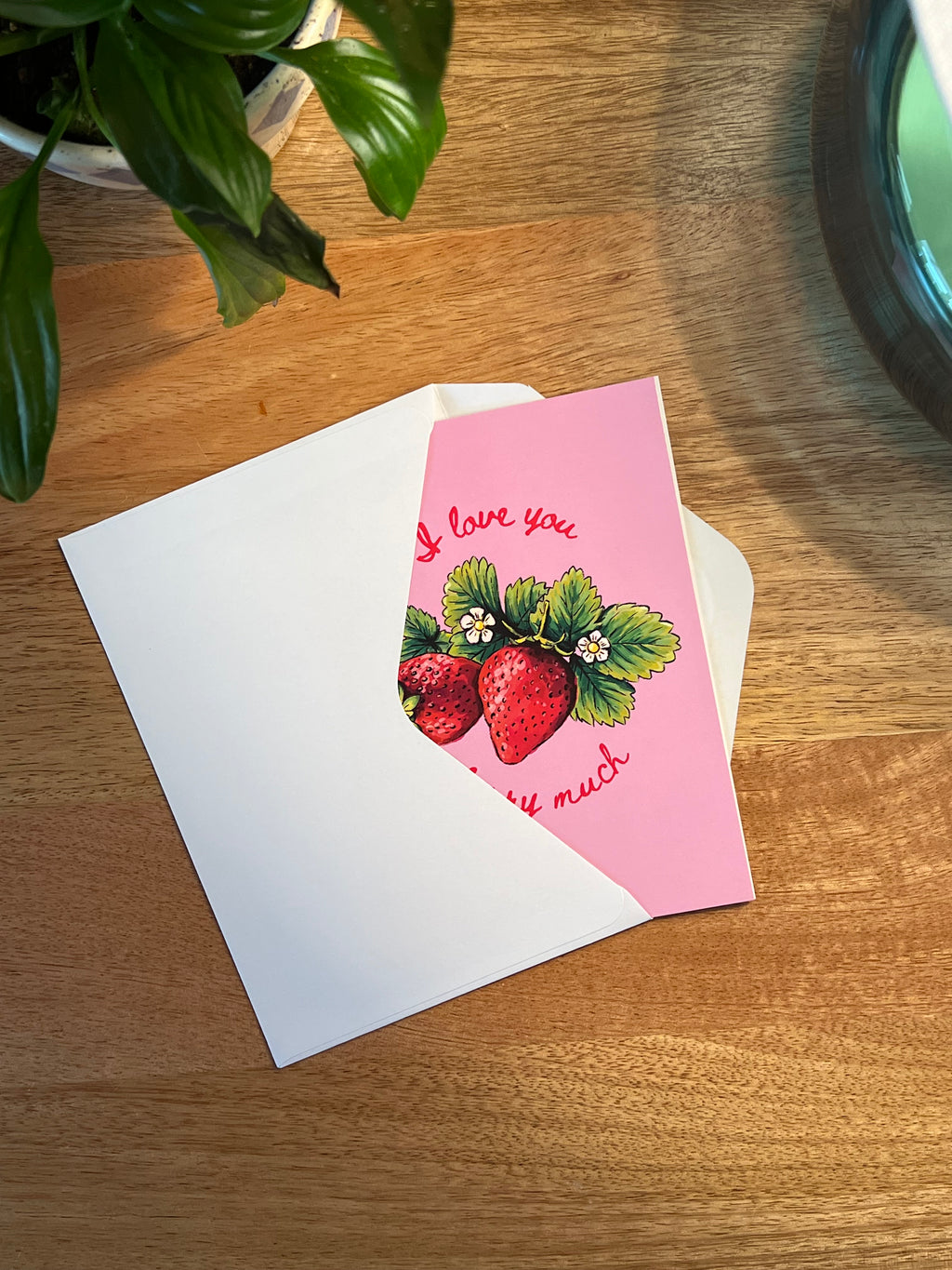 I Love You Berry Much - A6 Card