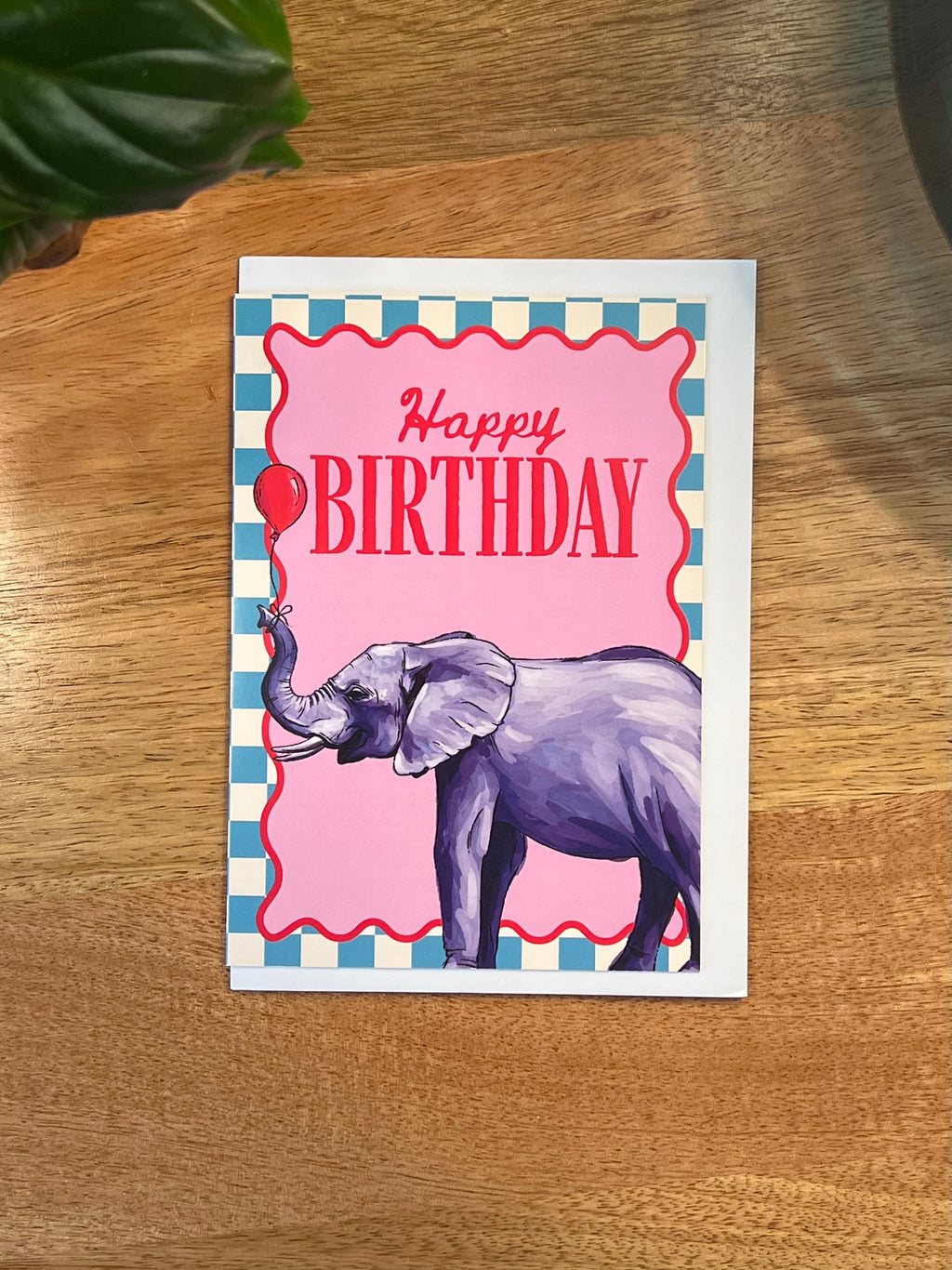 Elephant Birthday - A6 Card